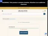 Black Note coupon verification screenshot