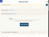 Black Note coupon verification screenshot