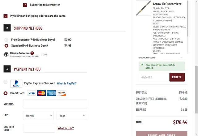 BlackOvis.com checkout page showing BlackOvis.com discount code box | Screenshot taken by SimplyCodes community member on Jul 8, 2025