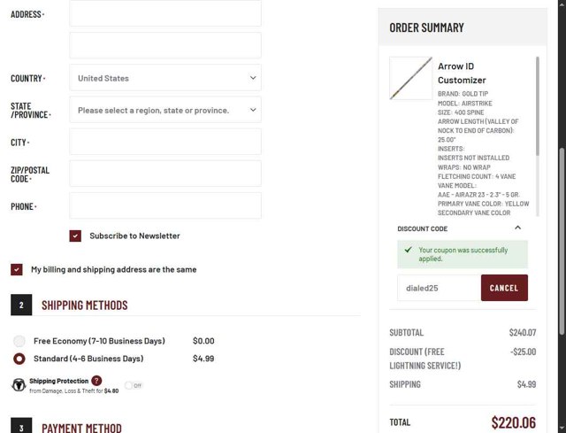 BlackOvis.com checkout page showing BlackOvis.com discount code box | Screenshot taken by SimplyCodes community member on Jul 8, 2025