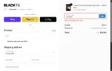 BlackTie coupon verification screenshot