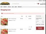 Blackwing Meats coupon verification screenshot