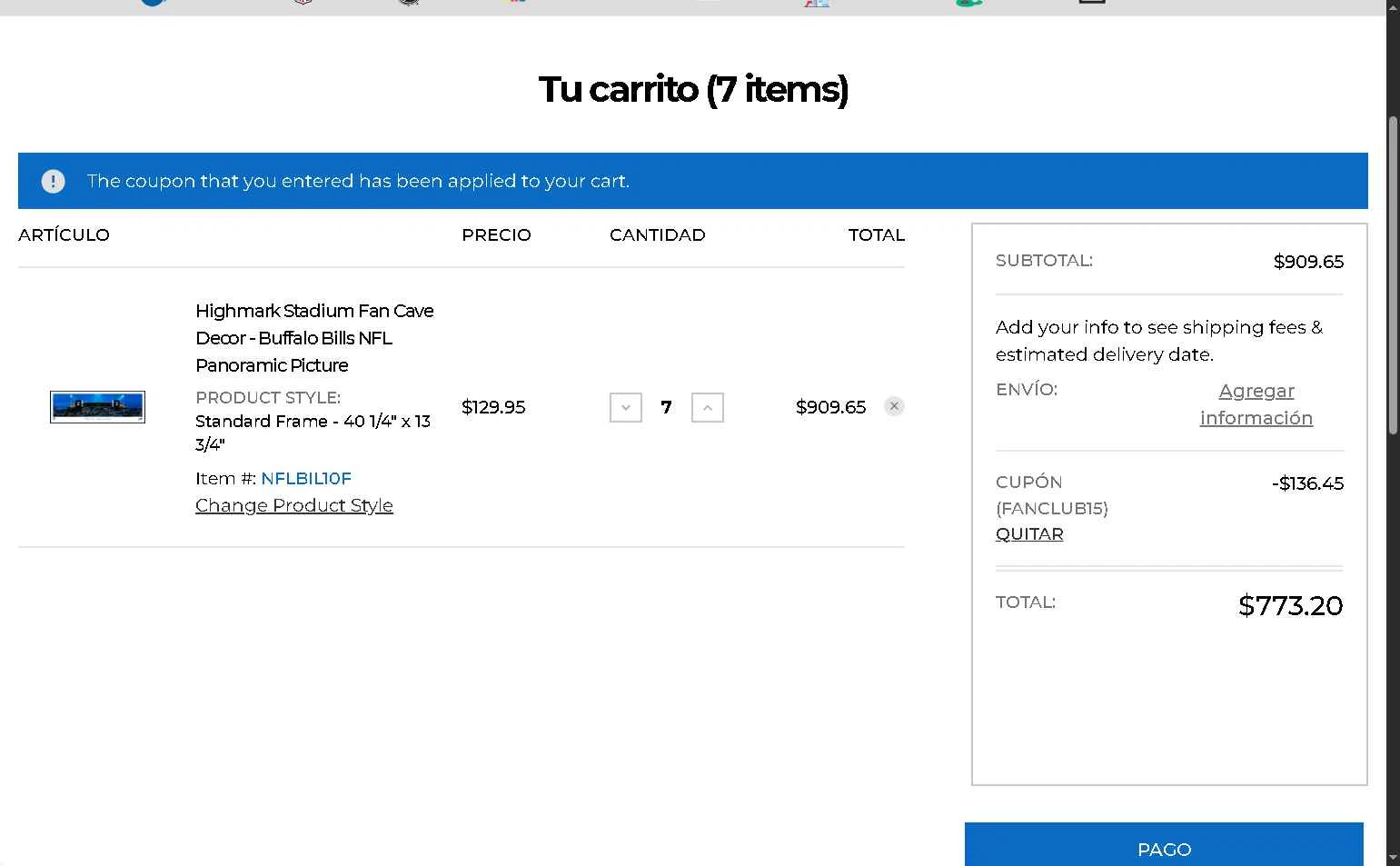 Blakeway Worldwide Panoramas checkout page showing Blakeway Worldwide Panoramas coupon code box | Screenshot taken by SimplyCodes community member on Jun 6, 2025