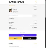 Blanco By Nature coupon verification screenshot