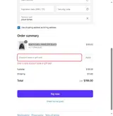 HOLIDAY25 coupon verification screenshot