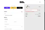 Blik coupon verification screenshot