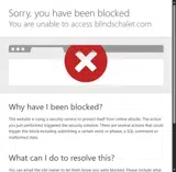 BlindsChalet coupon verification screenshot