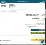 BlindsChalet coupon verification screenshot
