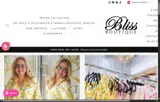 Bliss Boutiques coupon verification screenshot
