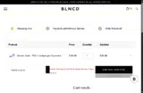 BLNCD Naturals coupon verification screenshot