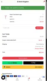 chaimovalentine10 coupon verification screenshot