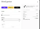 Blond Genius coupon verification screenshot