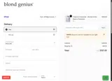 Blond Genius coupon verification screenshot