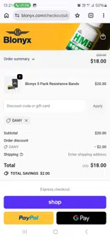 DANY coupon verification screenshot