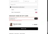 BLUEBELLA10 coupon verification screenshot