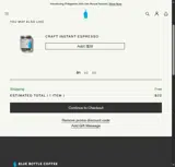 WELCOME coupon verification screenshot