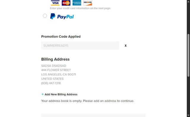 Blurb checkout page showing Blurb promo code box | Screenshot taken by SimplyCodes community member on Aug 1, 2025
