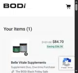 SELAH15 coupon verification screenshot