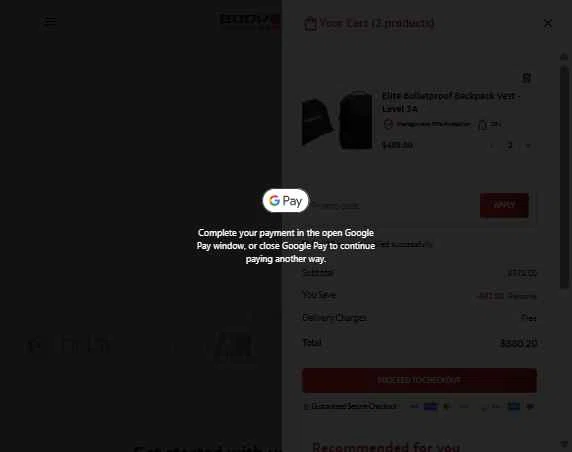 Bodyguard checkout page showing Bodyguard discount code box | Screenshot taken by SimplyCodes community member on Nov 21, 2025
