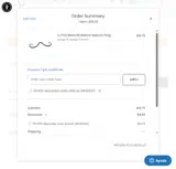 MODZ30 coupon verification screenshot