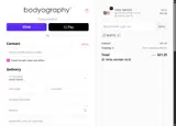 Bodyography Cosmetics coupon verification screenshot
