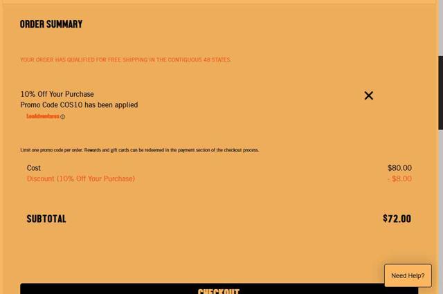 Bogs Footwear checkout page showing Bogs Footwear promo code box | Screenshot taken by SimplyCodes community member on Sep 14, 2025