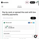 HYDROGEN coupon verification screenshot