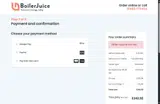 WELCOME15 coupon verification screenshot