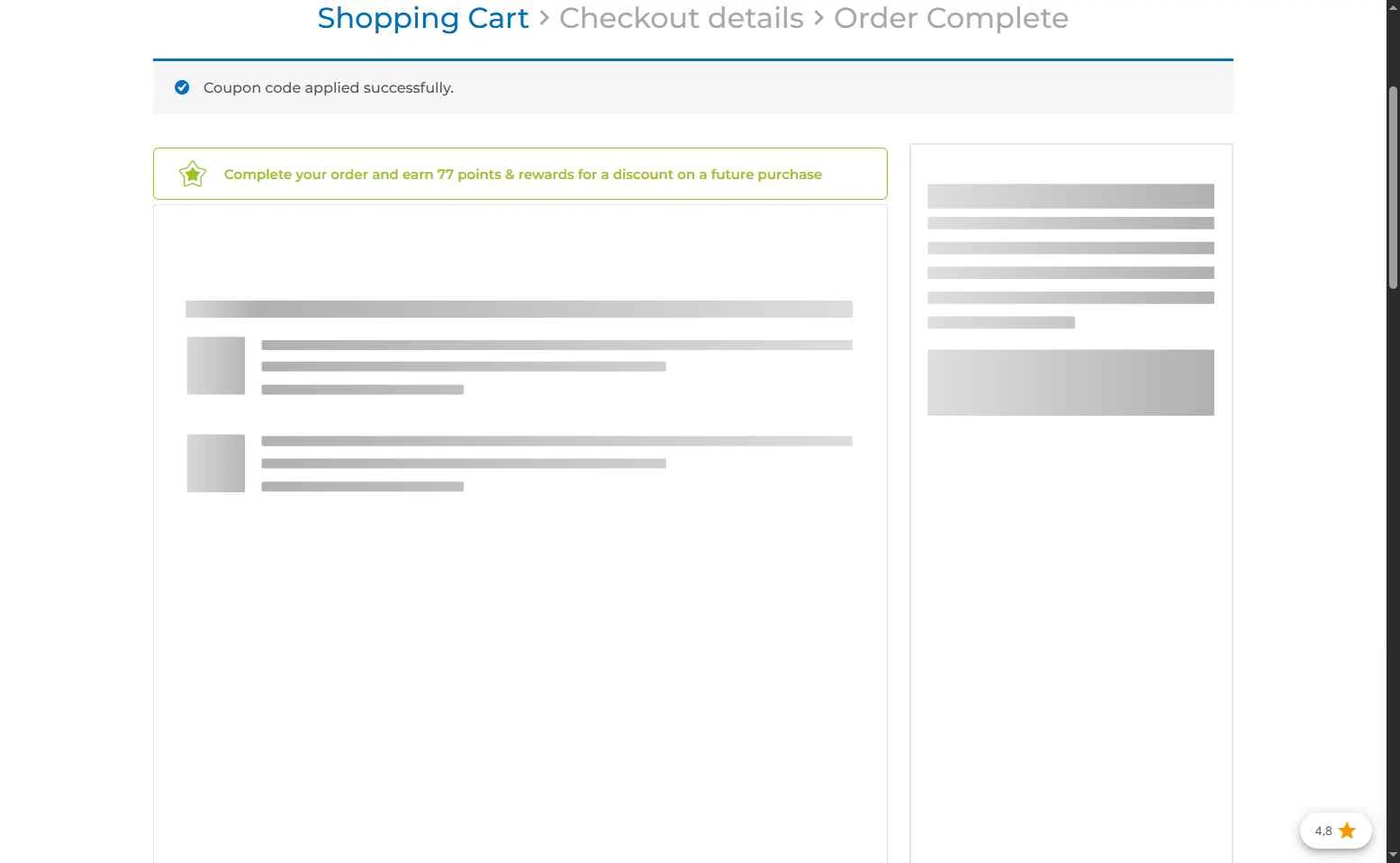 Boiron checkout page showing Boiron discount code box | Screenshot taken by SimplyCodes community member on Feb 11, 2026