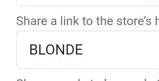 Blonde25 coupon verification screenshot