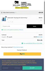 save10 coupon verification screenshot