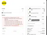 BOMB coupon verification screenshot