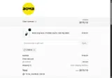 BOMB coupon verification screenshot