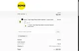BOMB coupon verification screenshot