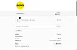 BOMB coupon verification screenshot