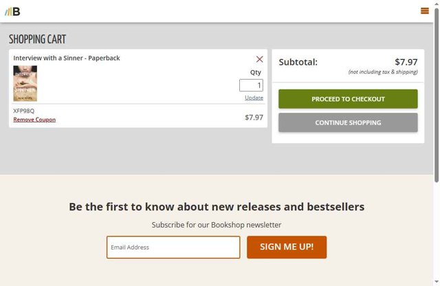 BookBaby checkout page showing BookBaby promo code box | Screenshot taken by SimplyCodes community member on Aug 29, 2025