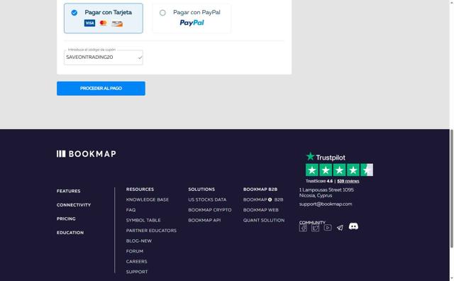 Bookmap checkout page showing Bookmap coupon code box | Screenshot taken by SimplyCodes community member on Aug 21, 2025