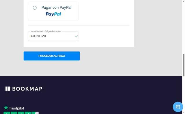 Bookmap checkout page showing Bookmap coupon code box | Screenshot taken by SimplyCodes community member on Aug 29, 2025