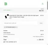 Boosa Tech coupon verification screenshot