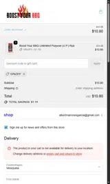 10%OFF coupon verification screenshot