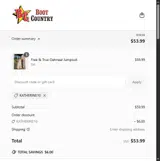 KATHERINE10 coupon verification screenshot