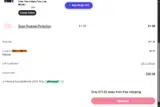 WELCOME10 coupon verification screenshot