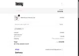 Bossy Studio & Co coupon verification screenshot