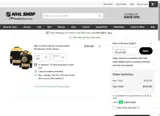 Boston Bruins Shop coupon verification screenshot