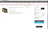 Boston Bruins Shop coupon verification screenshot