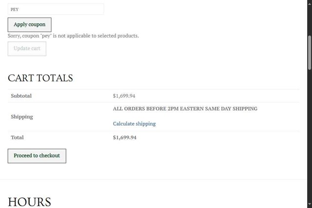 Boston Hemp checkout page showing Boston Hemp coupon code box | Screenshot taken by SimplyCodes community member on Sep 4, 2025