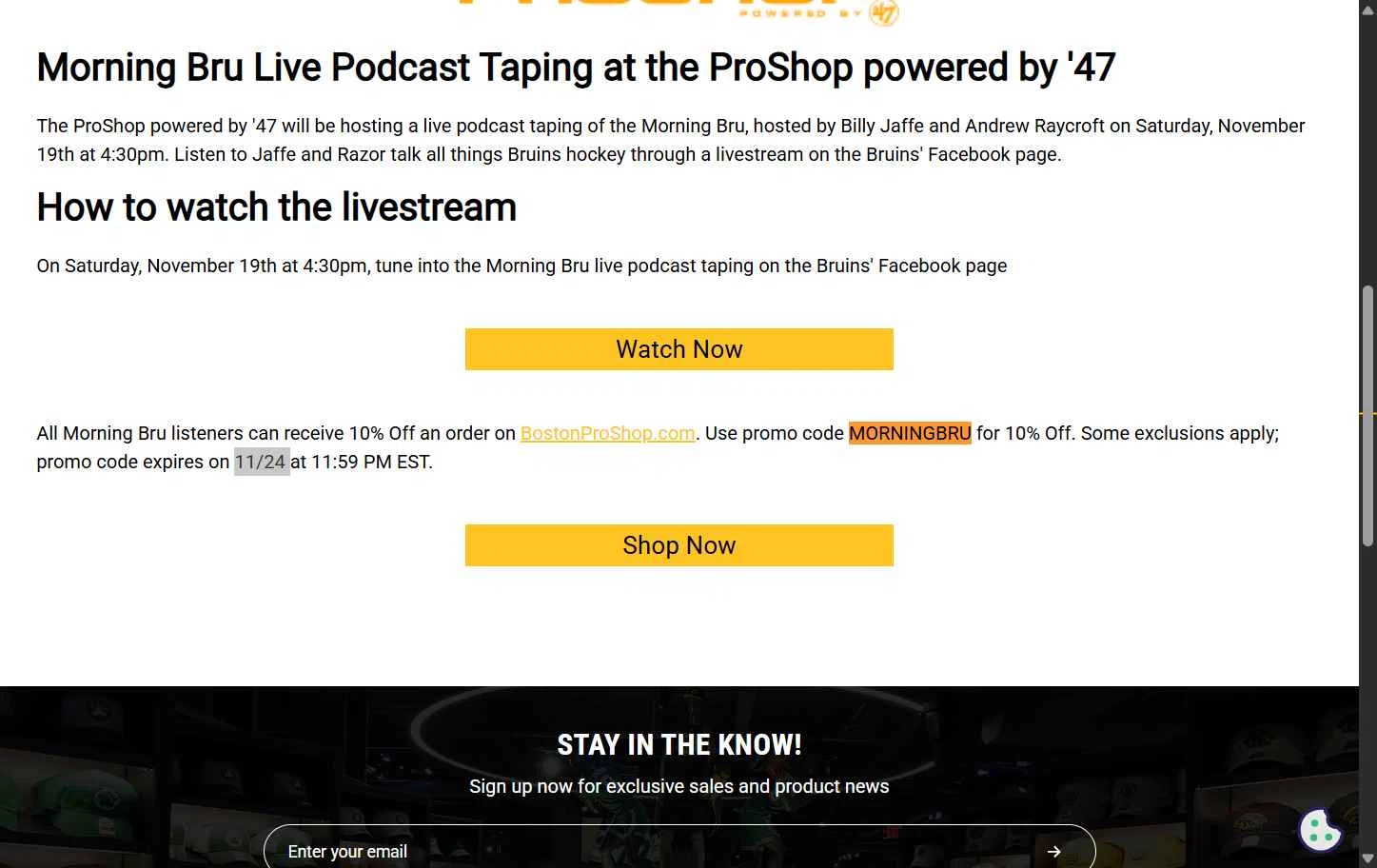 Boston ProShop checkout page showing Boston ProShop coupon code box | Screenshot taken by SimplyCodes community member on Sep 27, 2025