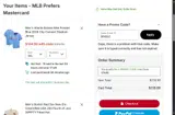 Boston Red Sox coupon verification screenshot