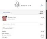 PLANTPEOPLE15 coupon verification screenshot