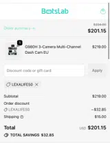 Botslab coupon verification screenshot